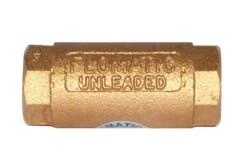 Campbell Flomatic 1/2 In. D X 1/2 In. D Red Brass Spring Loaded Check Valve
