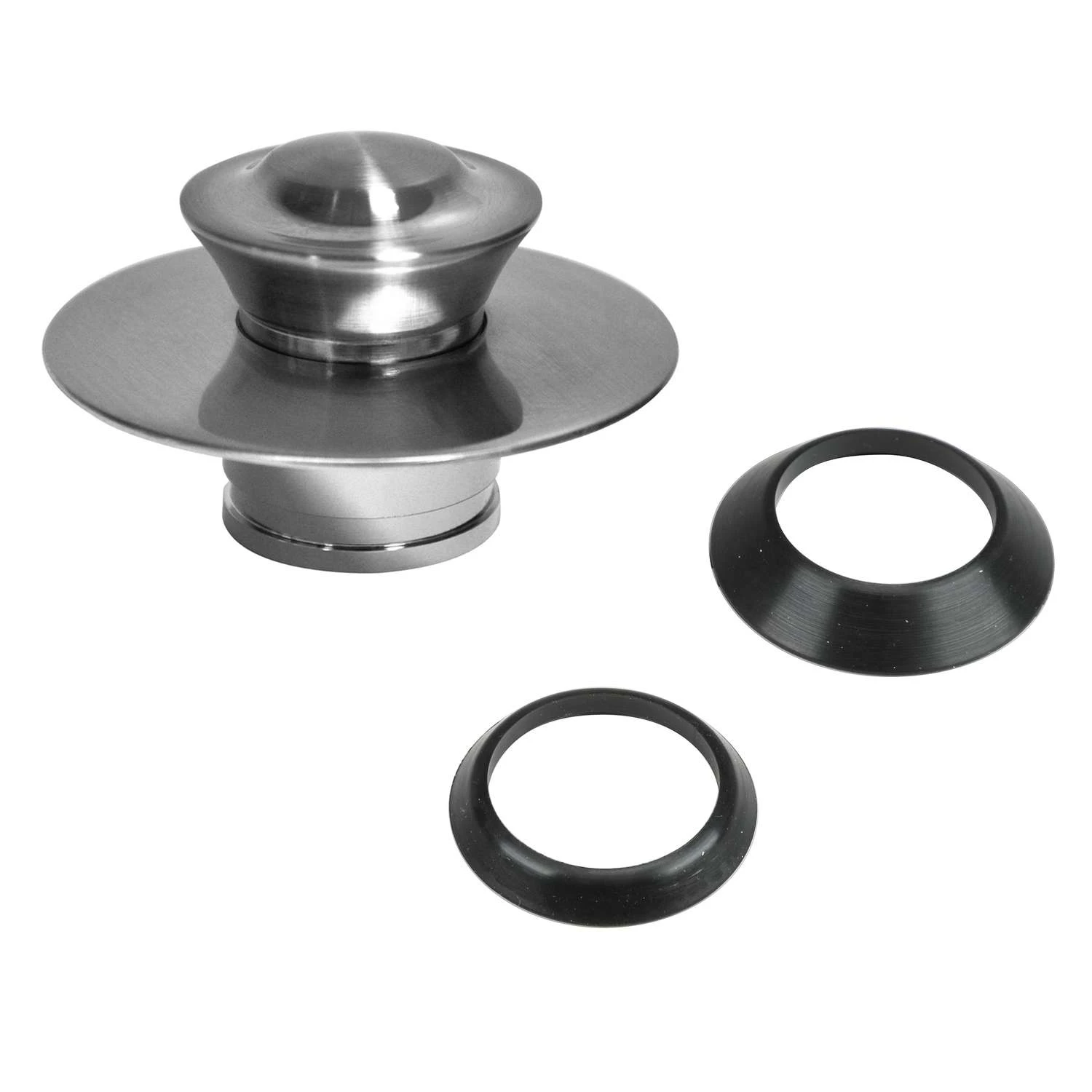 Ace 3 In. Brushed Nickel Metal Drain Cover 1 Ace 3 In. Brushed Nickel Metal Drain Cover