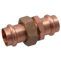 NIBCO 1/2 In. Press X 1/2 In. D Press Wrought Copper Union 1 Pk