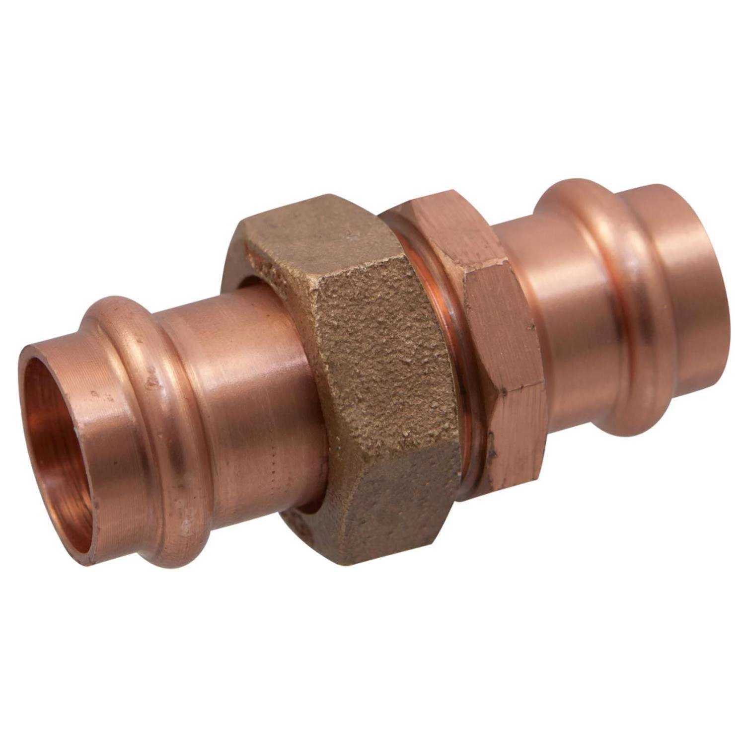 NIBCO 1/2 In. Press X 1/2 In. D Press Wrought Copper Union 1 Pk 1 NIBCO 1/2 In. Press X 1/2 In. D Press Wrought Copper Union 1 Pk
