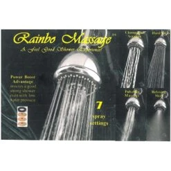 Whedon Rainbo Massage Brushed Nickel 7 Settings Showerhead 2.5 Gpm -ACE Shop 7991ec37 1d08 467d b7cb 569b4729dc53