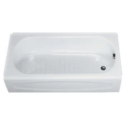 American Standard New Salem 14.25 In. H X 30 In. W X 60 In. L White Bathtub