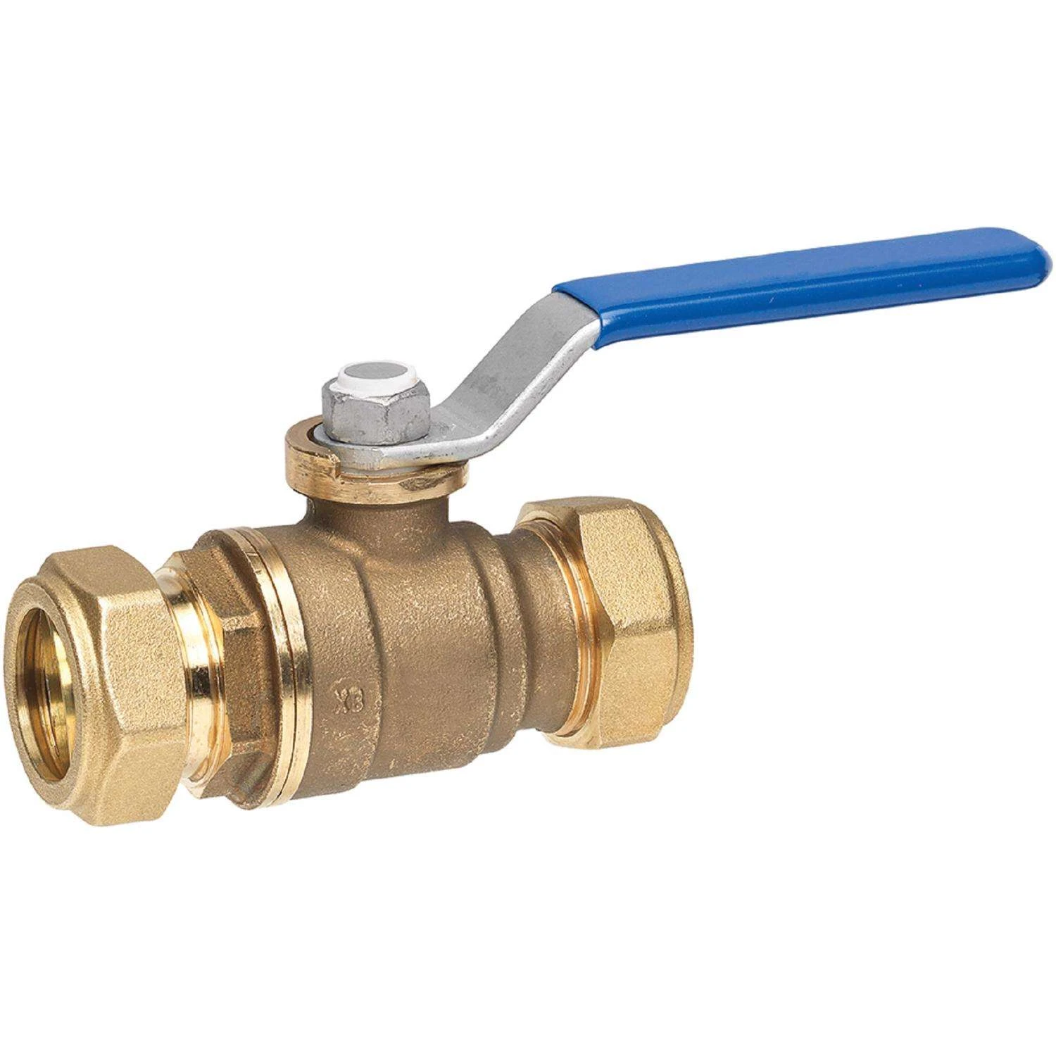 Homewerks 3/4 In. Brass Compression Ball Valve Standard Port 2 Homewerks 3/4 In. Brass Compression Ball Valve Standard Port - Image 2