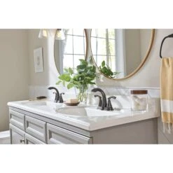 Moen Tiffin Bronze Bathroom Faucet 4 In. 11 Moen Tiffin Bronze Bathroom Faucet 4 In. -ACE Shop 7b5f46b2 ea9e 4b2f 8409 23d44fe603d1