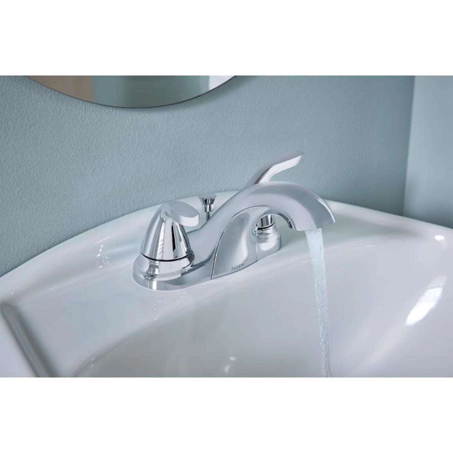 Moen Adler Chrome Bathroom Faucet 4 In. 3 Moen Adler Chrome Bathroom Faucet 4 In. - Image 3