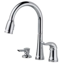 Delta Kate One Handle Chrome Pull-Down Kitchen Faucet -ACE Shop 7d85d611 b450 42ff ada0 79437970cfad