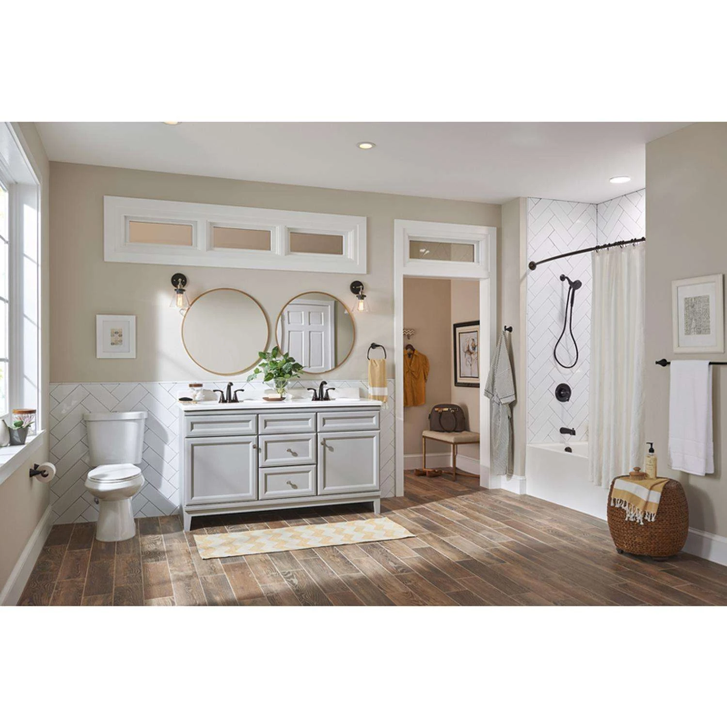 Moen Tiffin Bronze Bathroom Faucet 4 In. 3 Moen Tiffin Bronze Bathroom Faucet 4 In. - Image 3