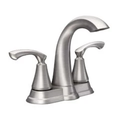 Moen Tiffin Brushed Nickel Bathroom Faucet 4 In.