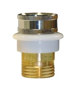 Danco Dual Thread 3/4 In. X 3/4 In. Chrome Plated Aerator Adapter