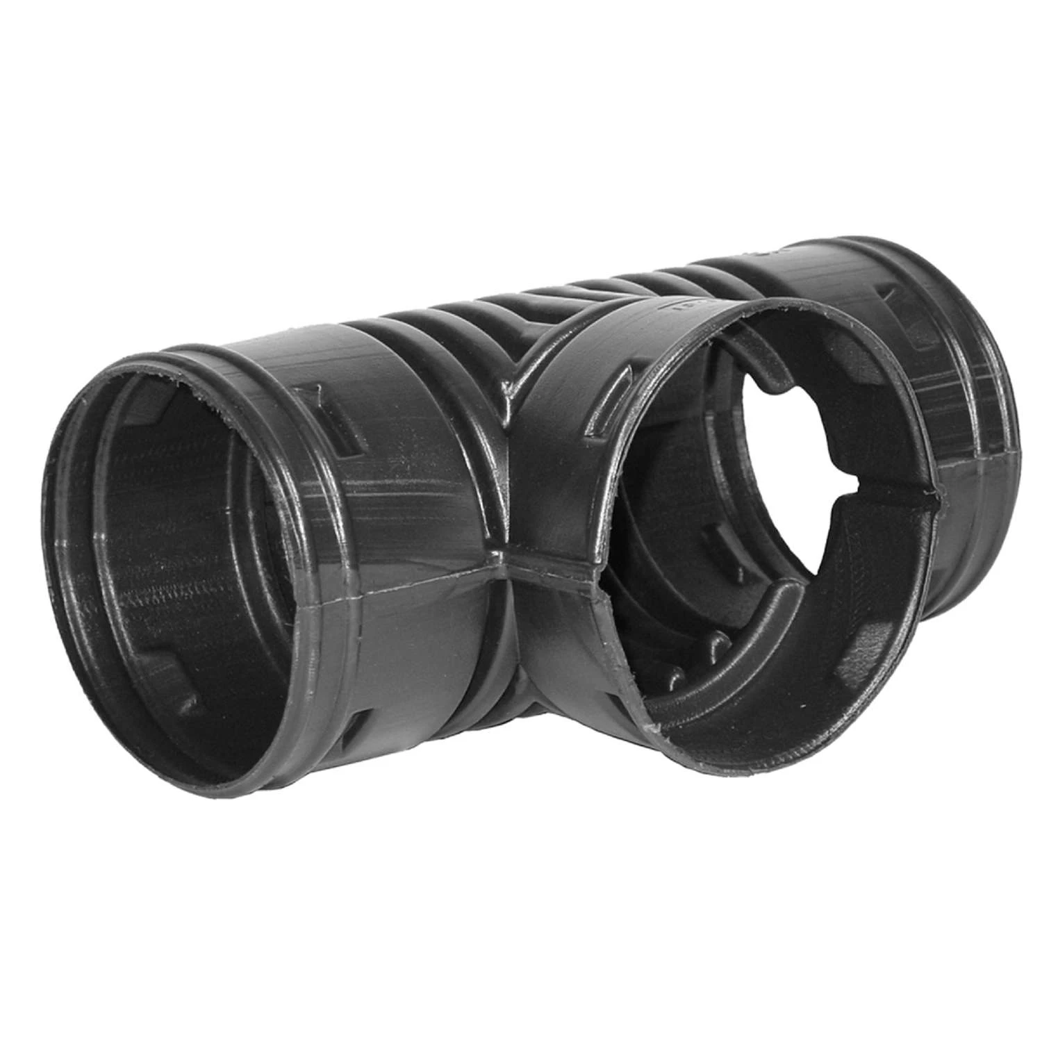 Advance Drainage Systems 4 In. Snap X 4 In. D Snap Polyethylene Tee 1 Pk 2 Advance Drainage Systems 4 In. Snap X 4 In. D Snap Polyethylene Tee 1 Pk - Image 2