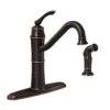Moen Wetherly One Handle Bronze Kitchen Faucet Side Sprayer Included -ACE Shop 84be9f02 9092 47c5 80f0 7854d4e13b48