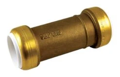 SharkBite Push To Connect 1 In. IPS X 1 In. D IPS Brass Coupling