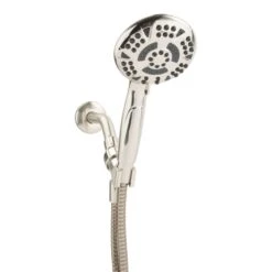 OakBrook Brushed Nickel PVC 5 Settings Handheld Showerhead 1.8 Gpm