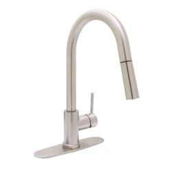 Huntington Brass Euro Arc One Handle Satin Nickel Pull-Down Kitchen Faucet 4 Huntington Brass Euro Arc One Handle Satin Nickel Pull-Down Kitchen Faucet -ACE Shop 8a612838 16b5 473a 8463 bb99a6befe5f