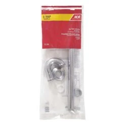 Ace 1-1/4 In. D Brass S-Trap