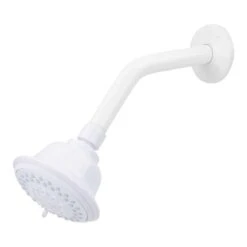 Exquisite White Plastic 5 Settings Showerhead 1.8 Gpm