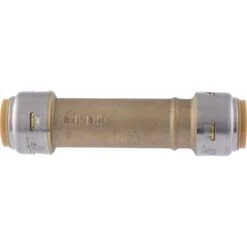 SharkBite 3/4 In. Push X 3/4 In. D Push Brass Slip Coupling