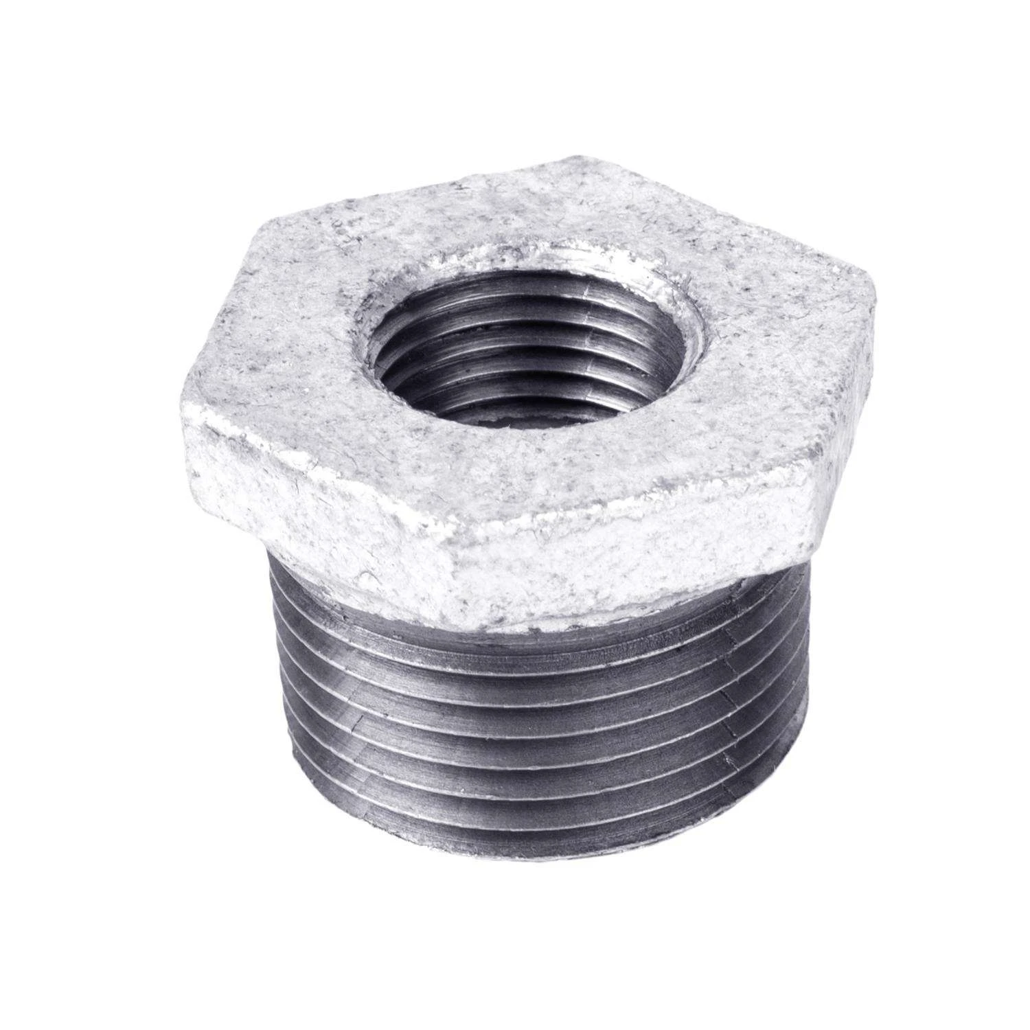 STZ Industries 3 In. MIP Each X 2-1/2 In. D FIP Galvanized Malleable Iron Hex Bushing 1 STZ Industries 3 In. MIP Each X 2-1/2 In. D FIP Galvanized Malleable Iron Hex Bushing