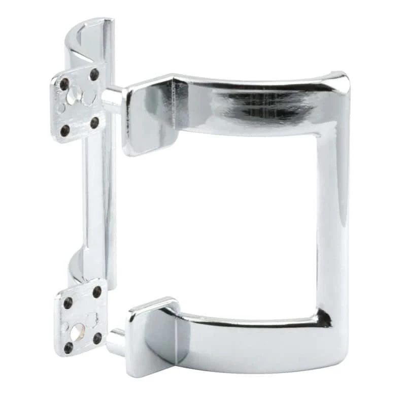 Prime-Line 1.8 In. H Chrome Silver Frameless Shower Door Handle 1 Prime-Line 1.8 In. H Chrome Silver Frameless Shower Door Handle