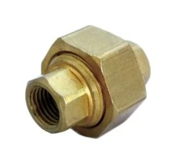 JMF Company 3/8 In. FPT X 3/8 In. D FPT Brass Union