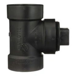 Charlotte Pipe 2 In. Hub X 2 In. D Hub ABS Flush Cleanout Tee -ACE Shop 90bb9284 2aaa 480c bb8f 487404caaeb6