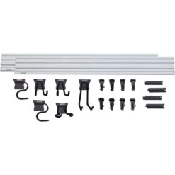 Craftsman VersaTrack 6 In. H X 9.5 In. W X 49 In. D Black/White Plastic Wall Mount Tool Holder