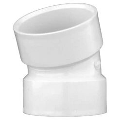 Charlotte Pipe 6 In. Hub X 6 In. D Hub PVC Elbow 1 Pk