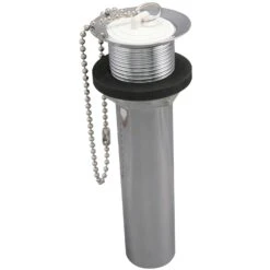 Keeney 1-1/4 In. Polished Chrome Brass Co Plug