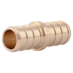 SharkBite 1/2 In. Barb Grade Brass Coupling