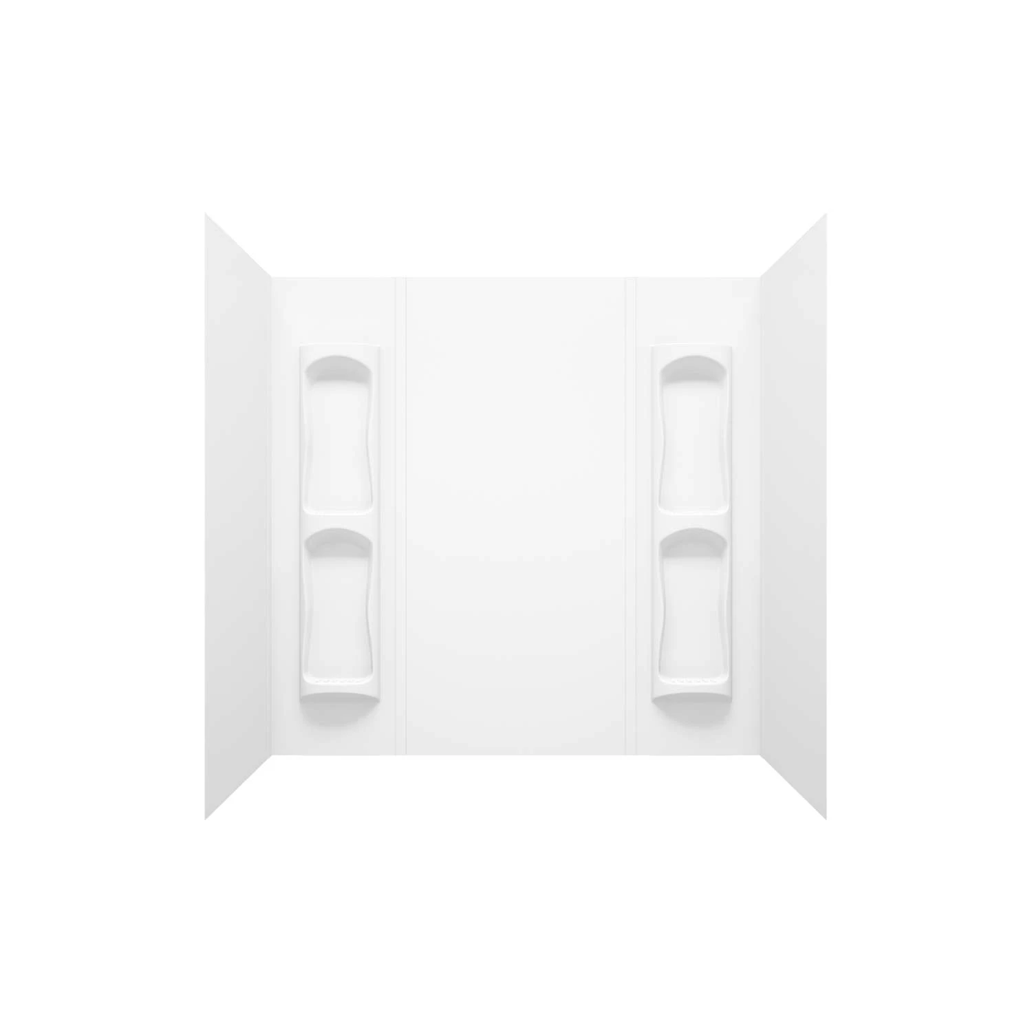 MAAX Utah 59 In. H X 31-3/4 In. W X 60-1/2 In. L White Bathtub Wall Surround 1 MAAX Utah 59 In. H X 31-3/4 In. W X 60-1/2 In. L White Bathtub Wall Surround