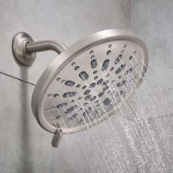 Moen Enthrall Brushed Nickel 5 Settings Rainshower Showerhead 1.75 Gpm -ACE Shop 96ebb887 57de 430e 8c3b 72629b511096