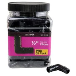 Apollo® Apollo 1/2 In. PEX Barb In To X 1/2 In. D Barb Plastic 90 Degree Elbow