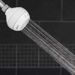 Waterpik PowerSpray Plus White Plastic 4 Settings Wallmount Showerhead 1.8 Gpm -ACE Shop 98914123 2102 49c2 b8a7 1aff4c8a193a