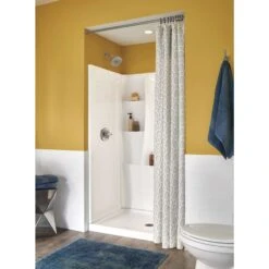Delta 74 In. H X 34 In. W X 48 In. L White Bath And Shower Surround -ACE Shop 98c026c1 6add 4efc 9052 ad0a27a173df