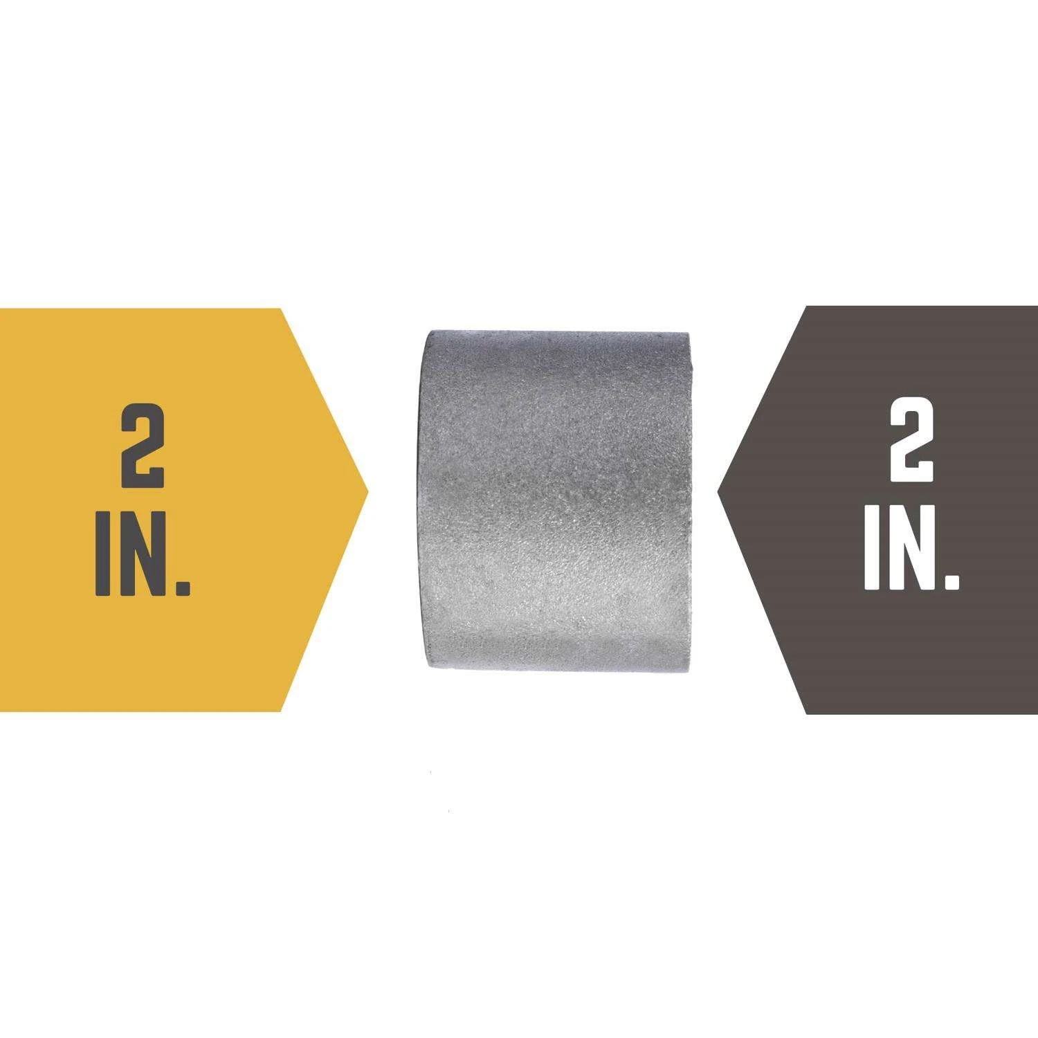 STZ Industries 2 In. FIP Each X 2 In. D FIP Black Steel Coupling 4 STZ Industries 2 In. FIP Each X 2 In. D FIP Black Steel Coupling - Image 4