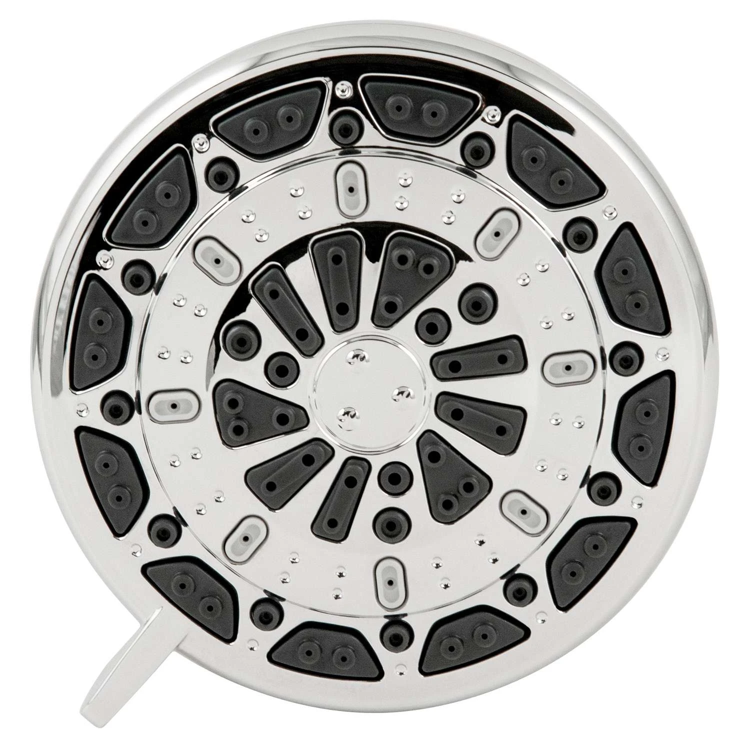 PlumbCraft Chrome ABS 6 Settings Showerhead 2 Gpm 1 PlumbCraft Chrome ABS 6 Settings Showerhead 2 Gpm