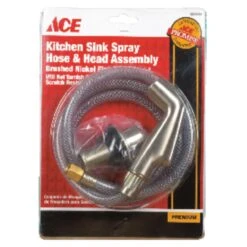 Ace For Universal Brushed Nickel Faucet Sprayer With Hose