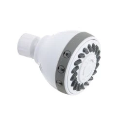 Keeney Stylewise White Plastic 3 Settings Showerhead 1.8 Gpm