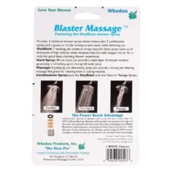 Whedon Blaster Massage Polished Chrome Plastic 5 Settings Showerhead 2.5 Gpm -ACE Shop 9c73c5c6 8adc 4335 b32e 579213cd8356