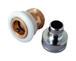 BrassCraft Dual Thread 3/4 In. X 3/4 In. Chrome Plated Aerator Adapter