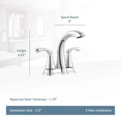 Moen Tiffin Chrome Bathroom Faucet 4 In. -ACE Shop 9df12d85 51fa 44d3 9c7b b30e2ff0e9b8