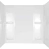 Delta Pro Series 57 In. H X 60 In. W X 32 In. L White Bathtub Wall Set -ACE Shop a088866b 96b2 4fd8 9588 4f4af3ddb8dc