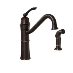 Moen Wetherly One Handle Bronze Kitchen Faucet Side Sprayer Included -ACE Shop a0d0ddd8 3879 46b3 ae95 46e32a3a1d68