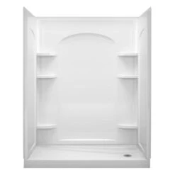 Sterling Ensemble White Shower Wall Set