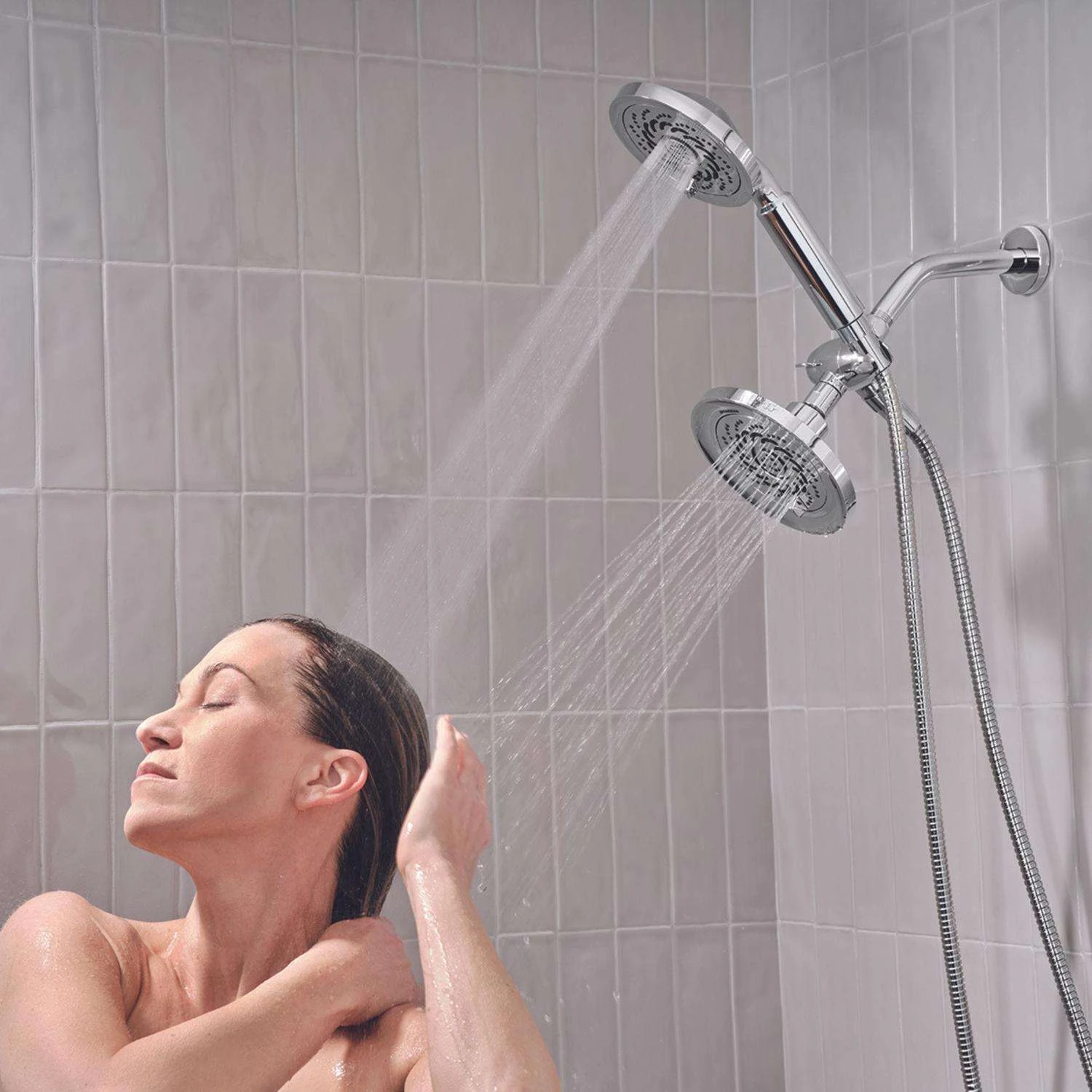 Speakman Neo Chrome Brass 4 Settings Showerhead Combo 2 Gpm 4 Speakman Neo Chrome Brass 4 Settings Showerhead Combo 2 Gpm - Image 4