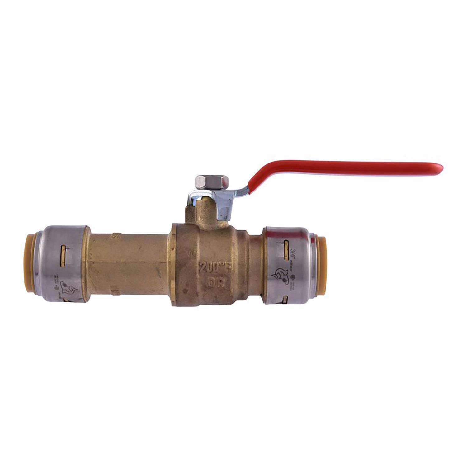 SharkBite 3/4 In. Brass Push Fit Slip Ball Valve Full Port 1 SharkBite 3/4 In. Brass Push Fit Slip Ball Valve Full Port