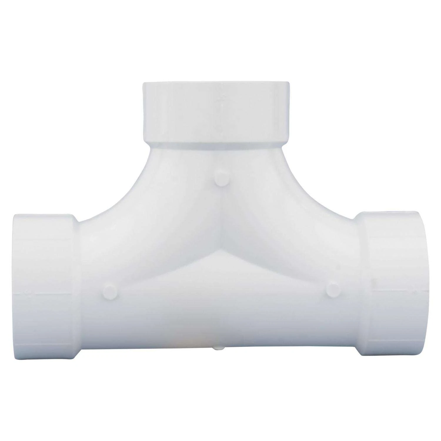 Charlotte Pipe 3 In. Hub X 3 In. D Hub PVC Cleanout Tee 1 Pk 4 Charlotte Pipe 3 In. Hub X 3 In. D Hub PVC Cleanout Tee 1 Pk - Image 4