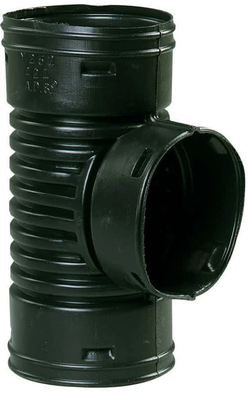 Advance Drainage Systems 4 In. Snap X 4 In. D Snap Polyethylene Tee 1 Pk 1 Advance Drainage Systems 4 In. Snap X 4 In. D Snap Polyethylene Tee 1 Pk