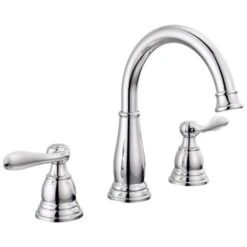 Delta Windemere Chrome Widespread Bathroom Sink Faucet 8 In.