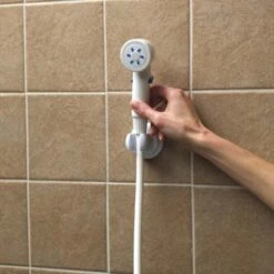 Rinse Ace Assisted Bather White ABS 3 Settings Handheld Showerhead 2.5 Gpm -ACE Shop aae11394 8b57 4668 8f6d 30cf39e40c8c